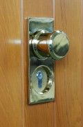 brass finish timber garage door handle
